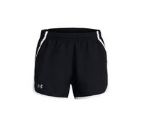 Shorts Under Armour Fly-By noir blanc femme - L