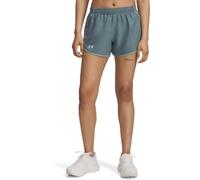 Under Armour Fly by Short 3 Pouces Femmes, Short Running léger pour Femme, Short Femme Respirant pour Le Sport, Jasper Blue/Serpentine/Reflective, L, Jasper Blue/Serpentine/Reflective, MD