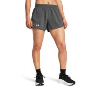 Under Armour Fly by Short 3 Pouces Femmes, Short Running léger pour Femme, Short Femme Respirant pour Le Sport, Castlerock/Castlerock/Reflective, L, Castlerock/Castlerock/Reflective, LG