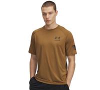 Under Armour Freedom Tech T-shirt à manches courtes pour homme, (498) Coyote / / Noir, Taille M