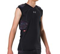 Under Armour Gameday Pro 5-Pad Top Black Camo L Maillot de compression rembourr pour jeunes Football