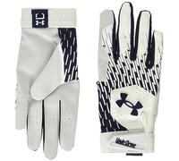 Under Armour Gants de baseball Clean Up pour homme, (103) Blanc/bleu marine/bleu marine minuit, Large