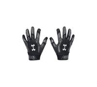 Under Armour Gants de Football F9 Nitro pour Enfants, (001) Noir/Castlerock/argenté métallisé, Small
