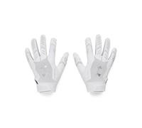 Under Armour Gants de football F9 Nitro pour homme, (100), blanc/gris/argenté métallisé, taille XL