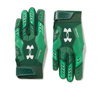 Under Armour Gants de football F9 Nitro pour homme (301) Vert fort/Vert Team Kelly/Argent mtallique Taille L