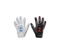 Under Armour Gants de Football F9 pour Enfants, (100) Blanc/Noir/Atomique, Taille L