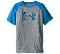 Under Armour Garçon, Fille, 1228803, Gris chiné/Bleu Jais., XS