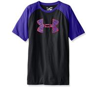 Under Armour Garçon, Fille, 1228803, Noir (082) / Rouge Risque., L