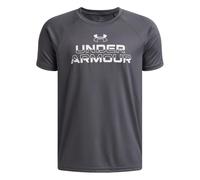 Under Armour Garçon Tech Split Wordmark Chemises, Gris, M EU