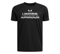Under Armour Garçon Tech Split Wordmark Chemises, Noir, S EU