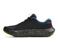Under Armour Garçon UA BGS Surge 4 Cross-Trainer-Shoes, Noir Haute Visibilité Jaune Blanc, 35.5 EU