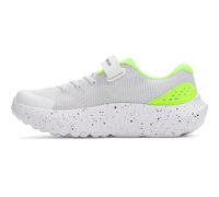 Under Armour Garçon UA BPS Surge 4 AC Basket, Blanc, Hyper Vert, Noir, 10.5 UK Child