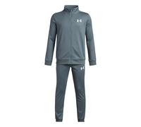Under Armour Garçon Ua Rival Knit Track Suit Survêtement, Jaspe Bleu/blanc, 150-160 EU