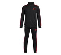Under Armour Garçon Ua Rival Knit Track Suit Survêtement, Noir/Rouge Racer/Rouge Racer, 122-128 EU