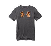 Under Armour Garçon XL Carbon Heather (118)/Traffic Cone Orange