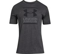 Under Armour Global Foundation T-shirt À Manches Courtes Homme Chemise de randonnée, Charcoal Medium Heather, 3XL