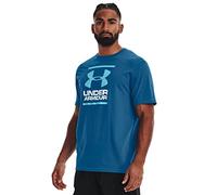 Under Armour Global Foundation T-shirt À Manches Courtes Homme T-shirt, Cruise Bleu/Blanc, S