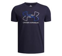 Under Armour Global Line Foundation Manches Courtes Garçons, T-Shirt garçon pour Le Sport, T-Shirt imprimé Ultra-Doux et Respirant, Midnight Navy/Steel, YLG, Midnight Navy/Steel, YLG
