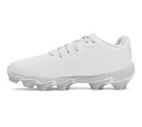 Under Armour Glyde Sola Rm Baskets Softball à crampons pour femme, (100) Blanc/blanc sommet/pierre, 44.5 EU