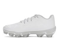 Under Armour Glyde Sola Rm Jr Baskets Softball à crampons pour fille, (100) Blanc/blanc sommet/pierre, 1.5 Little Kid