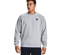 Under Armour Haut à col ras du cou Rival Fleece Sweatshirt Homme Mod Gray Light Heather// Onyx White (011) FR: S (Taille Fabricant: SM)