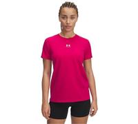Under Armour Haut à Manches Courtes UA Rival Core pour Femme, Fuschia/Blanc ombré, S