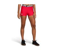 Under Armour Heat Gear - Short de Sport pour Femme, Rouge, blanc, S