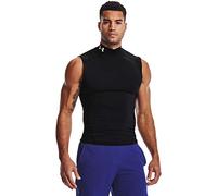 Under Armour HeatGear Armour Chemise de Compression sans Manches pour Homme, Noir (001) / Blanc., L