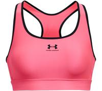 Under Armour Heatgear Armour Mid Padless Sports Bra Womens Cerise 8 (XS) Female