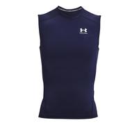 Under Armour Débardeur HeatGear Comp Hommes Bleu foncé/Blanc Taille M