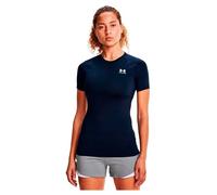 Under Armour Women's HeatGear Compression Short-Sleeve T-Shirt , Midnight Navy (410)/White , Large