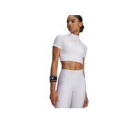 Under Armour Under Armour HeatGear Crop Mock Women Tee-shirt S Blanc