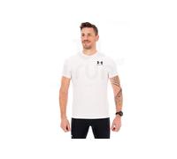 T-shirt Under Armour HeatGear Fitted manche courte blanc pur - S