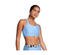 Under Armour HeatGear High Support Bra Soutien-Gorge, Bleu Horizon/Blanc, S Femme