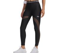 Under Armour Heatgear Mesh Leggings Noir L Femme