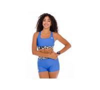Soutien-gorge de sport Under Armour HeatGear Mid Branded bleu vif - M