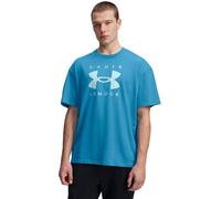 Under Armour Heavyweight Branded Short-Sleeve T-Shirt Bleu L Male