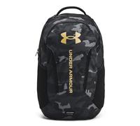 Under Armour Homme Sac À Dos Hustle 6 29 L, Black/Metallic Gold, One Size
