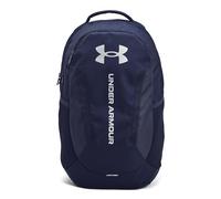 Under Armour Homme Sac À Dos Hustle 6 29 L, Midnight Navy/Metallic Silver, One Size