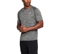 Under Armour Homme T-Shirt Ample Texturé Technique, Black/Racer Red, L
