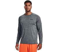 Under Armour T-shirt à manches longues Tech 2.0 pour homme, col rond, Pitch Gray/Black M