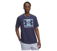 Under Armour Homme UA ABC Camo Boxed Logo T-Shirt, Bleu Marine Délavé/Bleu Calme, XXL EU