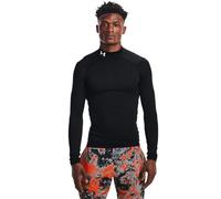 T-shirt Under Armour ColdGear Compression Mock manche longue noir blanc - XL