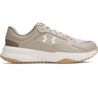 Under Armour Homme UA Edge LTHR Basket, Timberwolf Taupe White Summit White, 45 EU