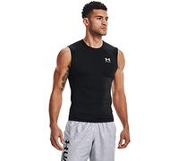 T-shirt Under Armour HeatGear Compression sans manches noir blanc - L