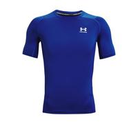 T-shirt Under Armour HeatGear Compression manche courte bleu marine blanc - XS