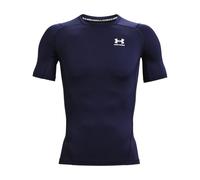 T-shirt Under Armour HeatGear Compression manche courte bleu foncé blanc - L
