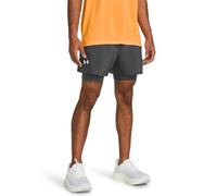 Under Armour Launch 5 2-In-1 Shorts Homme Gris - Shorts 2 en 1 de running hommes M
