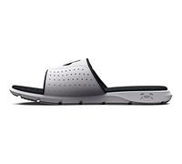 Under Armour Homme UA M Ignite 7 SL Slides, 100 White White Black, 42.5 EU
