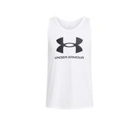 Debardeur under armour sportstyle logo blanc homme
